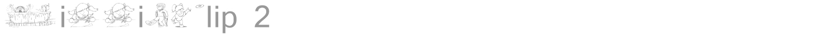 Kiddie Clip 2 font preview